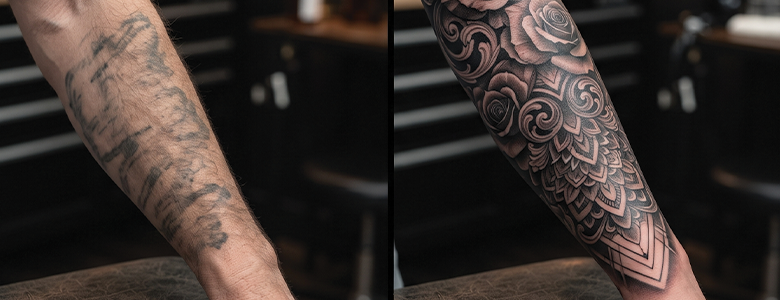 Cover Up Old Tattoo Abbotsford