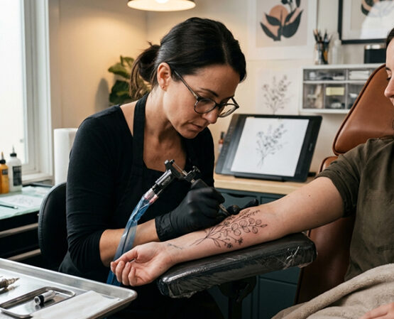 Do fine line tattoos hurt less than traditional bold-line tattoos