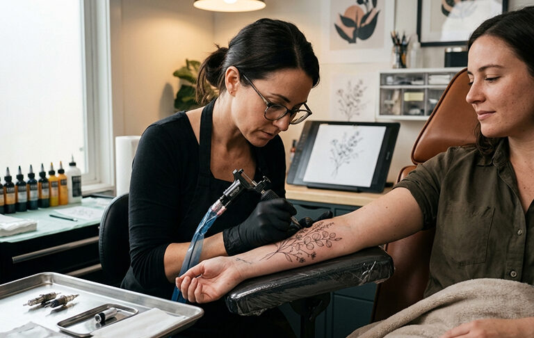 Do fine line tattoos hurt less than traditional bold-line tattoos
