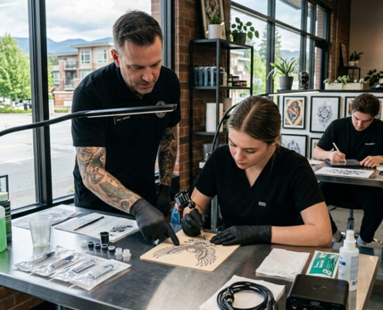 How do you start a tattoo career in Maple Ridge without any experience