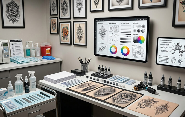 Why is Langley a great place to start your journey as a tattoo artist