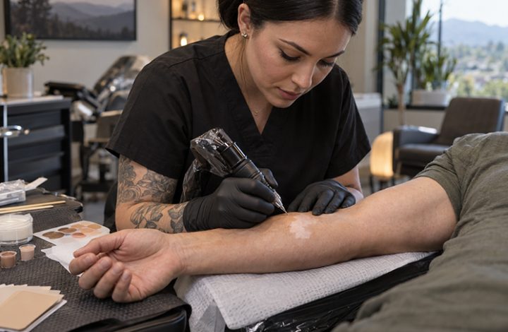 Does vitiligo camouflage tattooing hurt more than a standard tattoo